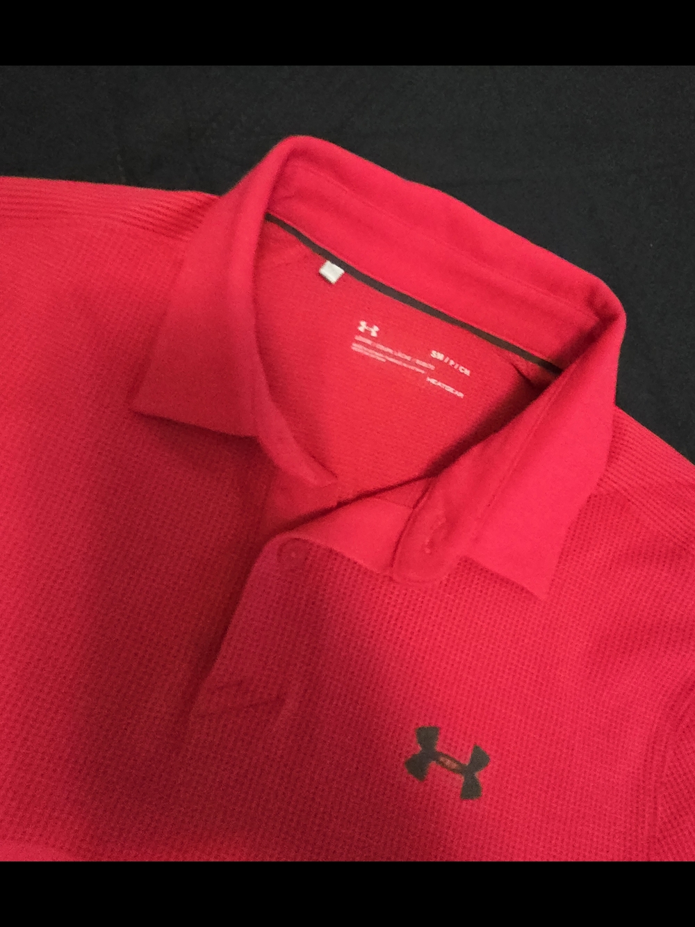 Under Armour Men’s Bright Pink Performance Polo Size Small